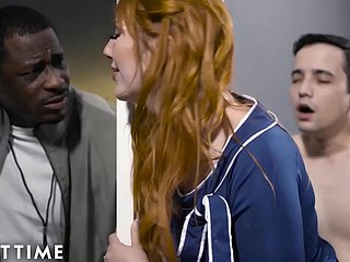 Tiempo para adultos: ¡el esposo de Lauren Phillips casi depress atrapa follando a un estudiante!