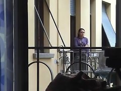 Dickflash Nachbar Stunt man 1