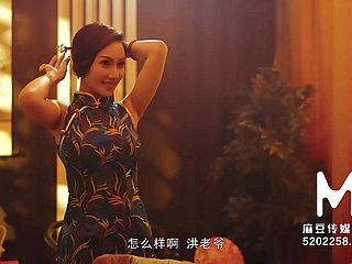 Massaggio give stile trailer-cinese Parlora EP2-LI Rong Rong-MDCM-0002-miglior video porno asiatico originale