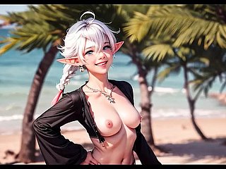 AI สร้าง Alisaie Final Fantasy XIV