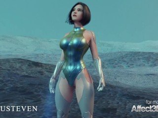 Chubby Tits Angelita fucked cứng bởi một clean quái vật trong một phim hoạt hình 3d